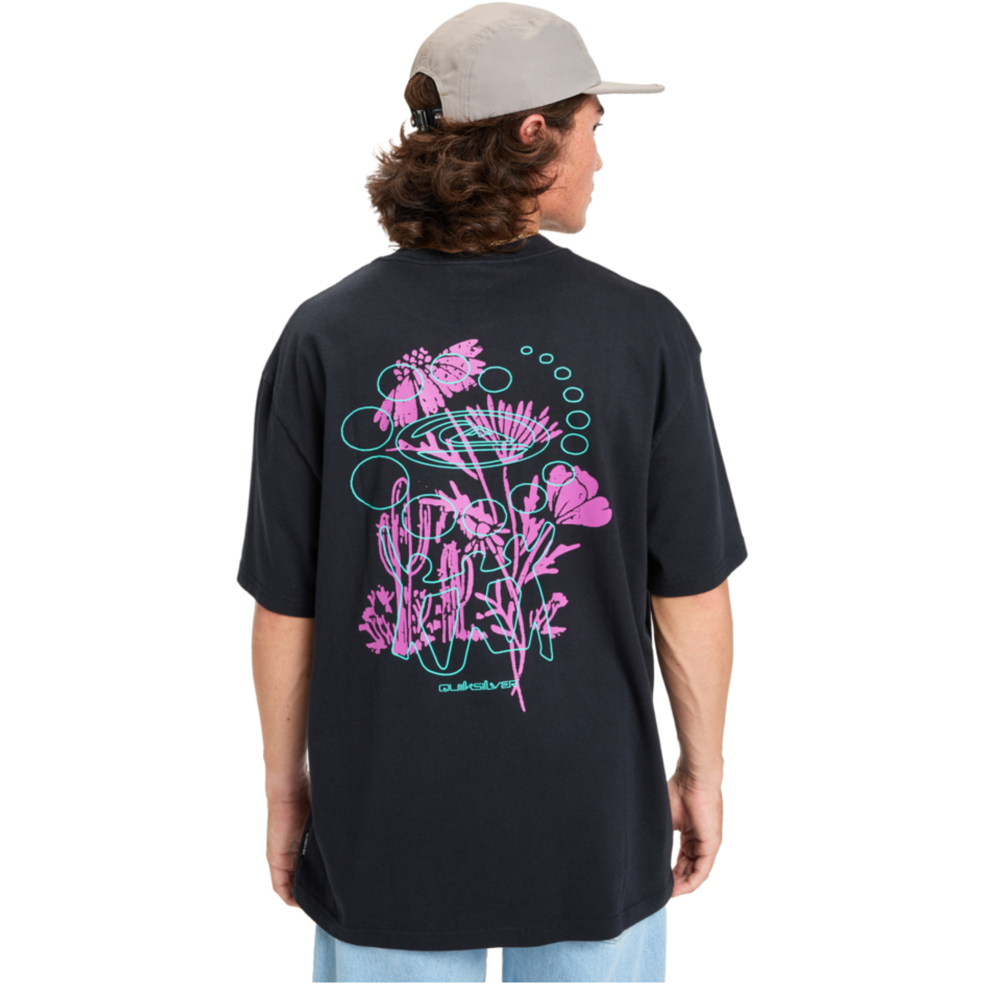 2025 Quiksilver Mens HW Desert Paradise Tee EQYZT08201 - Black